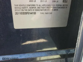 2015 Chevrolet Impala LTZ with VIN 2G1165S35F9144108, listed as a Copart auction lot 49266645 with 86,004 mi miles and Salvage Title. Bid and sale history available at carsss.com. Image 13.