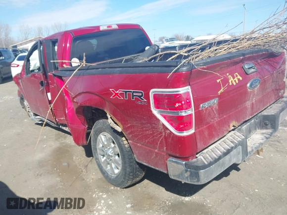 2010 Ford F-150 XL with VIN 1FTFX1EVXAFB72986, listed as a IAAI auction lot 41865503 with 150,323 mi miles. Bid and sale history available at carsss.com. Image 3.