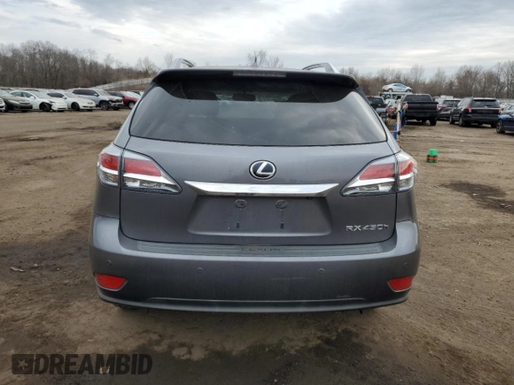 2014 Lexus RX 450h with VIN JTJBC1BA5E2069111, listed as a Copart auction lot 47859465 with 116,544 mi miles and Salvage title. Bid and sale history available at DreamBid. Image 6.