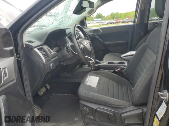 2021 Ford Ranger XL with VIN 1FTER4FH6MLD16040, listed as a Copart auction lot 57402125 with 65,349 mi miles and Salvage title. Bid and sale history available at DreamBid. Image 7.