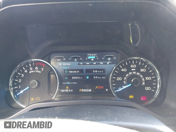 2017 Ford F-150 XL with VIN 1FTEW1EGXHFB14984, listed as a IAAI auction lot 41546709 with 132,132 mi miles. Bid and sale history available at carsss.com. Image 7.