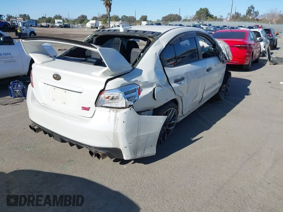2019 Subaru WRX STI with VIN JF1VA2R67K9816715, listed as a IAAI auction lot 41253977 with 72,107 mi miles. Bid and sale history available at carsss.com. Image 4.