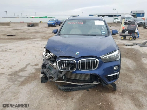 2018 BMW X1 sDrive28i with VIN WBXHU7C36J5L09761, listed as a IAAI auction lot 41441722 with 103,987 mi miles. Bid and sale history available at carsss.com. Image 13.