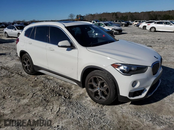2019 BMW X1 sDrive28i with VIN WBXHU7C5XK5N42562, listed as a Copart auction lot 36300403 with 55,782 mi miles. Bid and sale history available at carsss.com. Image 4.