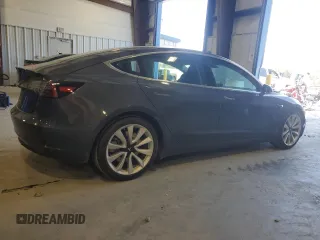 2018 Tesla Model 3 Long Range Battery with VIN 5YJ3E1EA5JF059313, listed as a Copart auction lot 51039105 with 73,706 mi miles and Salvage Title. Bid and sale history available at carsss.com. Image 3.