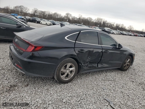 2022 Hyundai Sonata SE with VIN 5NPEG4JA1NH145039, listed as a Copart auction lot 44907635 with 34,240 mi miles and Salvage Title. Bid and sale history available at carsss.com. Image 3.