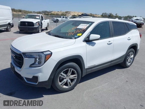 2023 GMC Terrain SLE with VIN 3GKALMEG0PL211094, listed as a IAAI auction lot 41607695 with 97,073 mi miles. Bid and sale history available at carsss.com. Image 18.