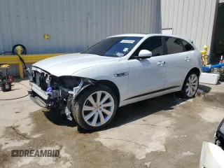 2017 Jaguar F-Pace 20d R-Sport with VIN SADCL2BN1HA085739, listed as a Copart auction lot 53523545 with 95,076 mi miles and Salvage title. Bid and sale history available at DreamBid. Image 1.