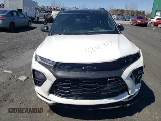2022 Chevrolet TrailBlazer RS with VIN KL79MUSL7NB122745, listed as a Copart auction lot 52458594 with Not Provided miles and . Bid and sale history available at DreamBid. Image 5.
