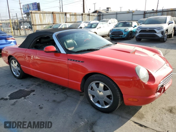 2002 Ford Thunderbird Hardtop Premium with VIN 1FAHP60A42Y106326, listed as a Copart auction lot 86580974 with Not Provided miles and Salvage Title. Bid and sale history available at DreamBid. Image 4.