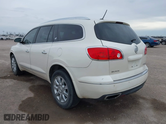 2013 Buick Enclave Leather with VIN 5GAKRCKD8DJ186131, listed as a IAAI auction lot 41356264 with 121,786 mi miles. Bid and sale history available at carsss.com. Image 3.