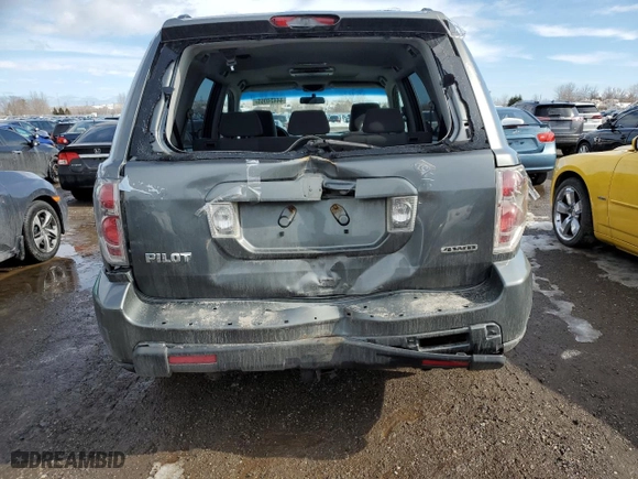 2008 Honda Pilot SE with VIN 5FNYF18358B503168, listed as a Copart auction lot 44424065 with 204,661 mi miles and Clean Title. Bid and sale history available at carsss.com. Image 6.