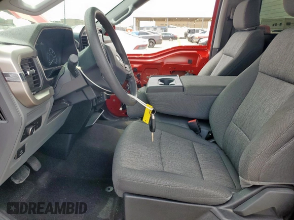 2021 Ford F-150 XL with VIN 1FTMF1CB1MKE96164, listed as a Copart auction lot 59530755 with Not provided miles and Salvage title. Bid and sale history available at DreamBid. Image 7.