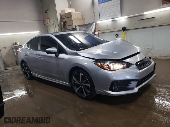 2020 Subaru Impreza Special Sports с VIN 4S3GKAM60L3609489, выставлен на аукционе Copart как лот 46622445 с пробегом 37 497 миль миль и Списание • Salvage title. История ставок и продаж доступна на DreamBid. Изображение 4.