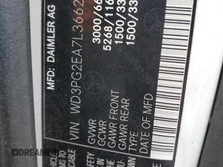 2020 Mercedes-Benz Metris Cargo with VIN WD3PG2EA7L3662839, listed as a Copart auction lot 72080143 with 42,681 mi miles and . Bid and sale history available at carsss.com. Image 12.