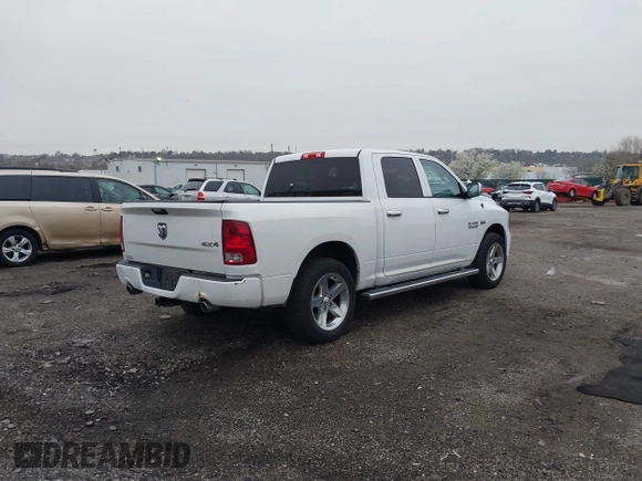 2017 Ram 1500 Express with VIN 3C6RR7KT4HG594510, listed as a IAAI auction lot 41951809 with 131,599 mi miles and . Bid and sale history available at DreamBid. Image 4.