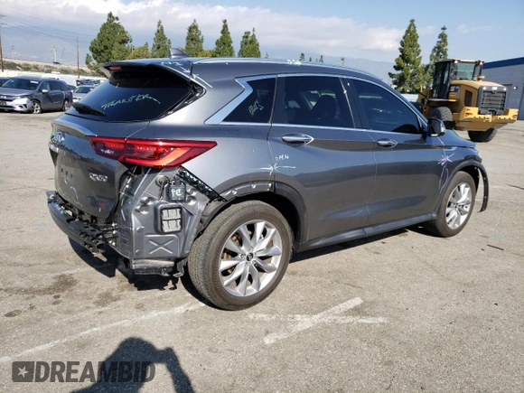 2019 Infiniti QX50 LUXE with VIN 3PCAJ5M15KF147372, listed as a Copart auction lot 37778563 with 12,450 mi miles. Bid and sale history available at carsss.com. Image 3.