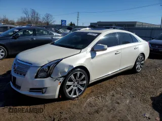 2013 Cadillac XTS Platinum with VIN 2G61V5S33D9235209, listed as a Copart auction lot 46158375 with 178,848 mi miles and Salvage Title. Bid and sale history available at carsss.com. Image 1.