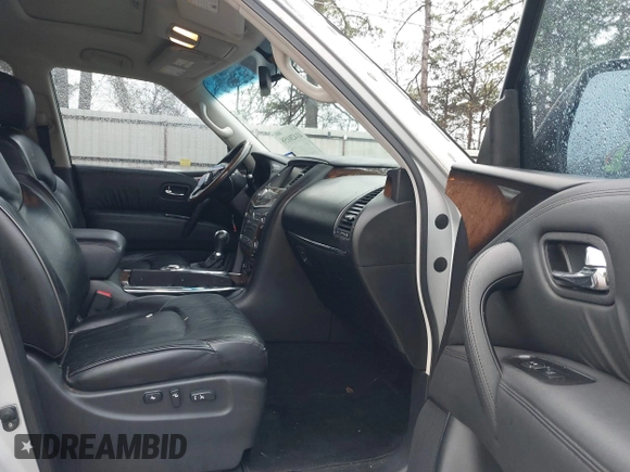 2011 Infiniti QX56 7-passenger with VIN JN8AZ2NFXB9502522, listed as a IAAI auction lot 41420158 with 171,806 mi miles and . Bid and sale history available at DreamBid. Image 5.