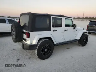 2017 Jeep Wrangler Unlimited Sahara with VIN 1C4BJWEG4HL701813, listed as a Copart auction lot 84496424 with 49,858 mi miles and Salvage title. Bid and sale history available at DreamBid. Image 3.