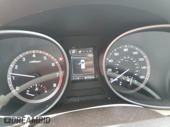 2018 Hyundai Santa Fe 2.4L z VIN 5NMZTDLB4JH066703, wystawiony jako Copart lot #54432155 z przebiegiem 67 737 mil mil oraz Szkoda całkowita • Salvage title. Historia ofert i sprzedaży dostępna na DreamBid. Obrazek 9.