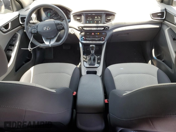 2019 Hyundai Ioniq Blue with VIN KMHC65LC7KU131433, listed as a Copart auction lot 57298275 with 86,779 mi miles and Salvage title. Bid and sale history available at DreamBid. Image 8.