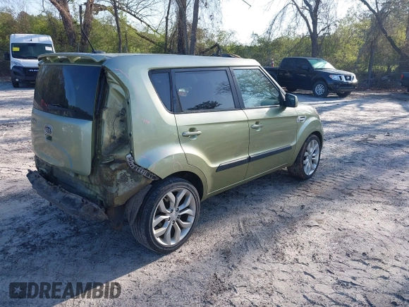 2011 Kia Soul + with VIN KNDJT2A26B7281206, listed as a IAAI auction lot 41919876 with 213,970 mi miles. Bid and sale history available at carsss.com. Image 4.