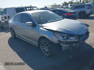 2017 Honda Accord Sedan Sport with VIN 1HGCR2F5XHA161819, listed as a IAAI auction lot 41798195 with 25,837 mi miles. Bid and sale history available at carsss.com. Image 1.