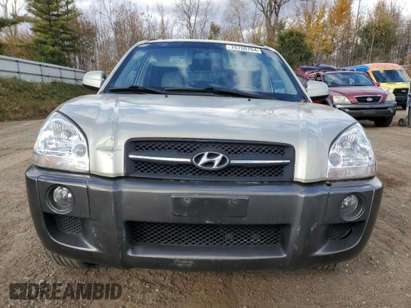 2006 Hyundai Tucson GLS with VIN KM8JN72D56U370632, listed as a Copart auction lot 76700704 with 146,277 mi miles and Clean Title. Bid and sale history available at carsss.com. Image 5.