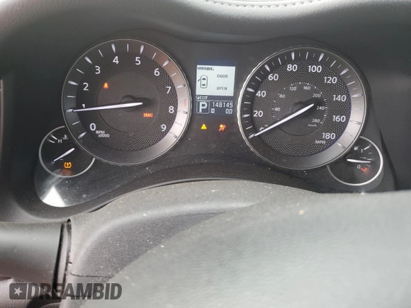 2012 Infiniti M37 with VIN JN1BY1AP0CM331616, listed as a Copart auction lot 80038414 with 148,145 mi miles and Salvage Title. Bid and sale history available at carsss.com. Image 9.
