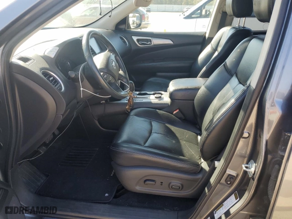 2018 Nissan Pathfinder SL with VIN 5N1DR2MM7JC629606, listed as a Copart auction lot 73596944 with 0 mi miles and Salvage Title. Bid and sale history available at carsss.com. Image 7.