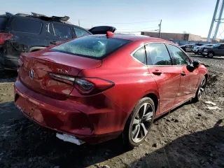 2021 Acura TLX w/Advance Package with VIN 19UUB5F61MA007898, listed as a Copart auction lot 42235475 with 37,358 mi miles and Salvage Title. Bid and sale history available at carsss.com. Image 3.