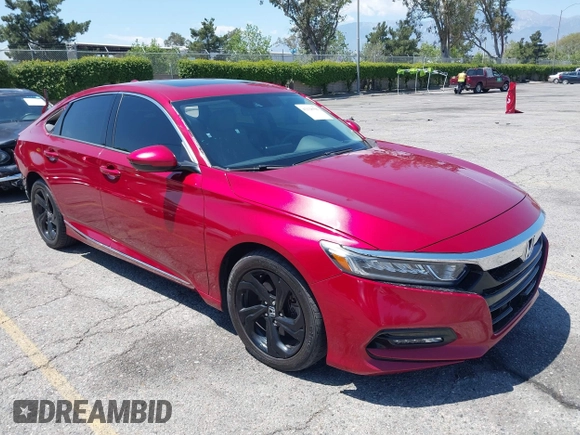 2018 Honda Accord EX-L with VIN 1HGCV2F58JA009555, listed as a IAAI auction lot 42128596 with 94,399 mi miles and . Bid and sale history available at DreamBid. Image 1.