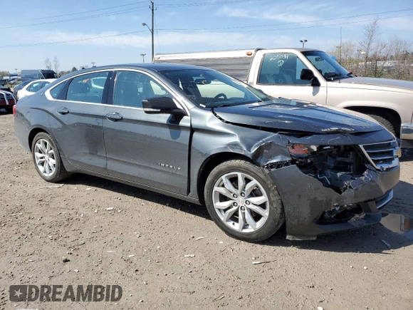 2018 Chevrolet Impala LT with VIN 2G1105S32J9145436, listed as a Copart auction lot 52576065 with 78,112 mi miles and Salvage Title. Bid and sale history available at DreamBid. Image 4.