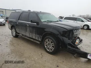 2008 Lincoln Navigator with VIN 5LMFL28528LJ19894, listed as a Copart auction lot 47608635 with 250,569 mi miles and Salvage title. Bid and sale history available at DreamBid. Image 4.