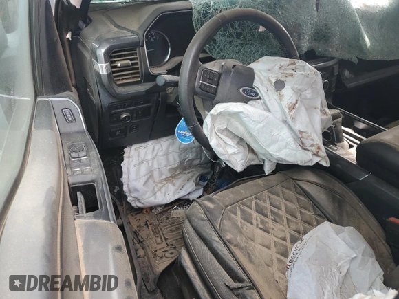 2022 Ford F-150 XL with VIN 1FTFW1E89NKE52893, listed as a Copart auction lot 49920935 with 0 mi miles and Salvage Title. Bid and sale history available at carsss.com. Image 8.