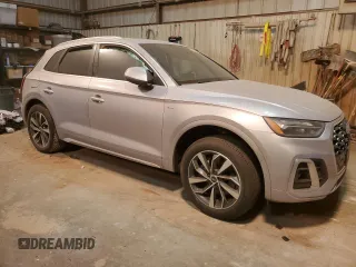 2022 Audi Q5 S line Premium Plus with VIN WA1EAAFY3N2114442, listed as a Copart auction lot 49641025 with 0 mi miles and Salvage Title. Bid and sale history available at carsss.com. Image 4.