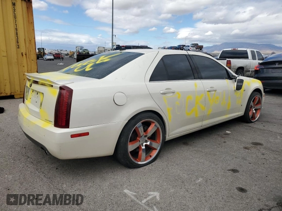 2006 Cadillac STS with VIN 1G6DC67AX60123486, listed as a Copart auction lot 48933185 with Not Provided miles and Salvage Title. Bid and sale history available at DreamBid. Image 3.