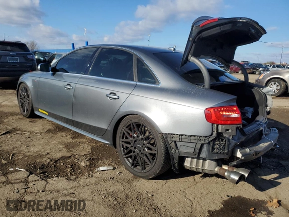 2013 Audi S4 Prestige with VIN WAUKGAFL6DA217710, listed as a Copart auction lot 82581114 with 101,776 mi miles and Clean Title. Bid and sale history available at carsss.com. Image 2.