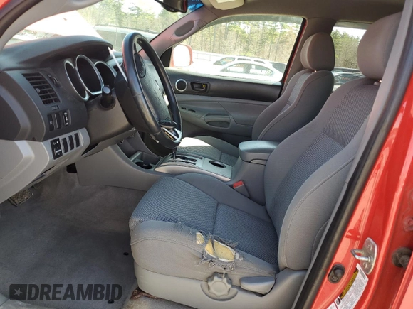 2005 Toyota Tacoma with VIN 5TEMU52N45Z069891, listed as a Copart auction lot 53718295 with 187,559 mi miles and Salvage title. Bid and sale history available at DreamBid. Image 7.
