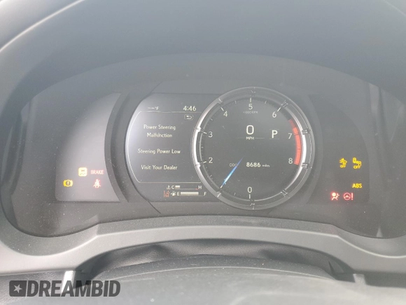 2024 Lexus IS 350 F Sport with VIN JTHGZ1B25R5080788, listed as a Copart auction lot 58954675 with 8,686 mi miles and Salvage title. Bid and sale history available at DreamBid. Image 9.