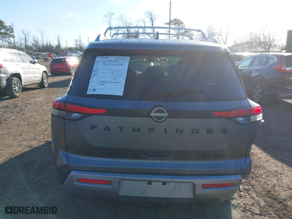 2024 Nissan Pathfinder SL with VIN 5N1DR3CD3RC242490, listed as a IAAI auction lot 41768101 with 12,416 mi miles. Bid and sale history available at carsss.com. Image 16.