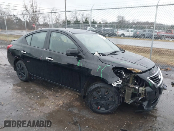 2014 Nissan Versa S Plus with VIN 3N1CN7AP4EL830397, listed as a IAAI auction lot 41465268 with 143,060 mi miles and . Bid and sale history available at DreamBid. Image 1.