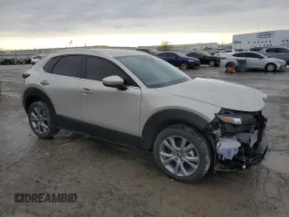 2023 Mazda CX-30 S Carbon Edition with VIN 3MVDMBCM5PM585339, listed as a Copart auction lot 43573935 with 12,676 mi miles and Salvage Title. Bid and sale history available at DreamBid. Image 4.