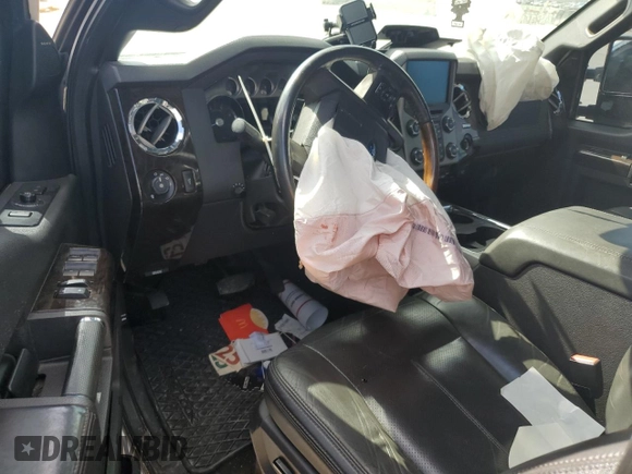 2014 Ford F-350 XLT with VIN 1FT8W3BT9EEB86335, listed as a Copart auction lot 53987085 with Not provided miles and Salvage title. Bid and sale history available at DreamBid. Image 8.