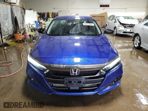 2022 Honda Accord Sedan Sport SE with VIN 1HGCV1F42NA093444, listed as a Copart auction lot 50357065 with 29,583 mi miles and Salvage Title. Bid and sale history available at carsss.com. Image 5.