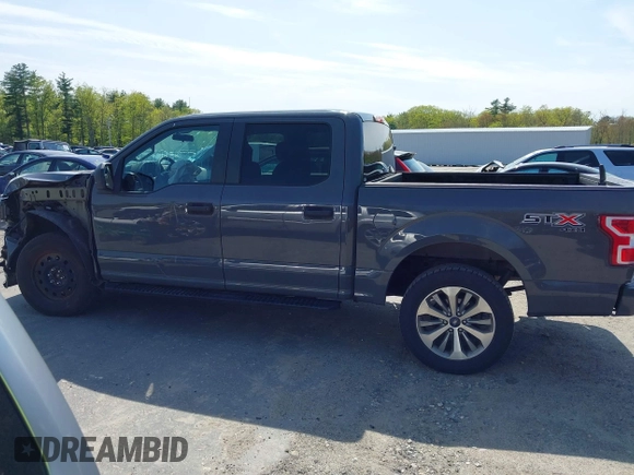 2018 Ford F-150 XL with VIN 1FTEW1EP6JFE00496, listed as a IAAI auction lot 42247235 with 76,858 mi miles and . Bid and sale history available at DreamBid. Image 15.