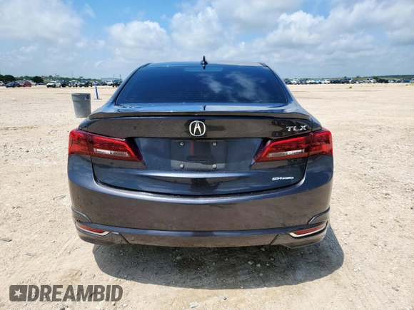 2016 Acura TLX Technology with VIN 19UUB3F53GA004243, listed as a Copart auction lot 61024325 with Not provided miles and Salvage title. Bid and sale history available at DreamBid. Image 6.