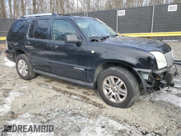 2007 Mercury Mountaineer Premier with VIN 4M2EU48EX7UJ21438, listed as a Copart auction lot 89386535 with 182,379 mi miles and Salvage Title. Bid and sale history available at carsss.com. Image 4.