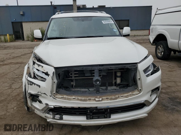 2018 Infiniti QX80 with VIN JN8AZ2NFXJ9663645, listed as a Copart auction lot 64206854 with 91,809 mi miles and Clean Title. Bid and sale history available at carsss.com. Image 5.